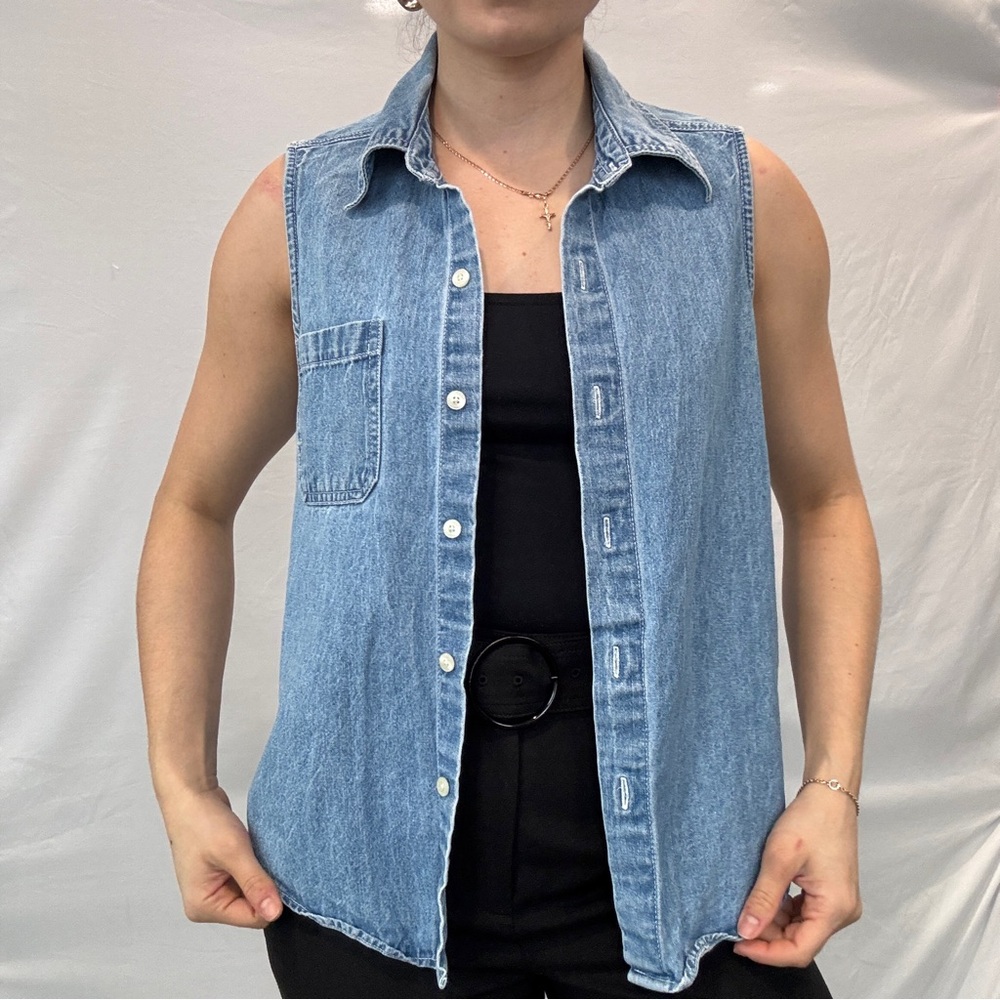 Denim vest